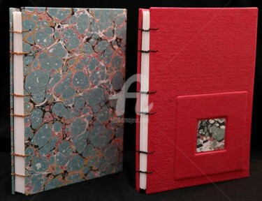 Artisanat intitulée "Reliure de style Co…" par Chantal Gagné, Œuvre d'art originale