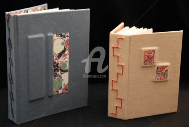 Artisanat intitulée "Reliure sans colle" par Chantal Gagné, Œuvre d'art originale