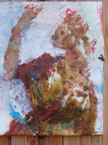 Peinture intitulée "petits formats en l…" par Catherine Monmarson, Œuvre d'art originale
