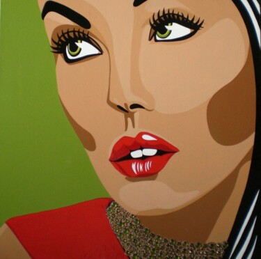 Peinture intitulée "Amore mio" par Ann'Soco, Œuvre d'art originale