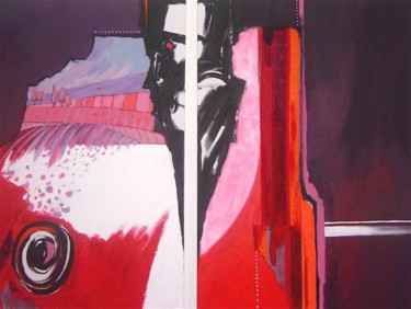 Peinture intitulée ""Regard vers l'aven…" par Catherine Suchocka, Œuvre d'art originale, Huile