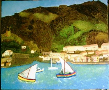 Peinture intitulée "Colioure" par François Peyrout, Œuvre d'art originale