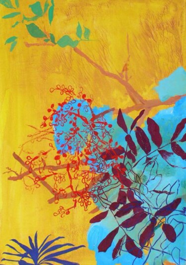 제목이 "plantes"인 미술작품 Roland Gschwind로, 원작, 기름