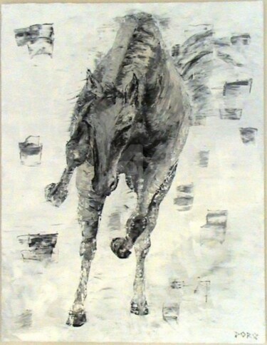 Peinture intitulée "Ruade" par Madorssane, Œuvre d'art originale, Huile