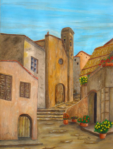 Painting titled "Nola 2" by Allegretto, Original Artwork, Acrylic