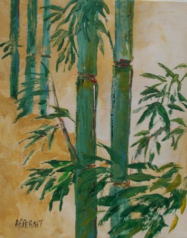 Peinture intitulée "Ici et là... des ba…" par Anne-Frédérique Ferret, Œuvre d'art originale