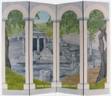 Peinture intitulée "NEL PENSIERO DI DEL…" par Livia Alessandrini, Œuvre d'art originale
