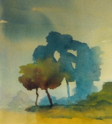 Peinture intitulée "Le mal de taire" par Evelyne Hervé, Œuvre d'art originale, Huile