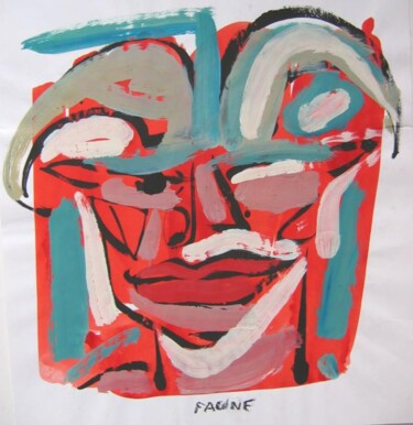 제목이 "faune"인 미술작품 Roland Gschwind로, 원작, 기름
