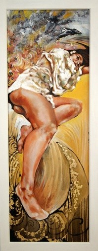 Painting titled "Rejuvenation" by Claudette, Original Artwork, Oil