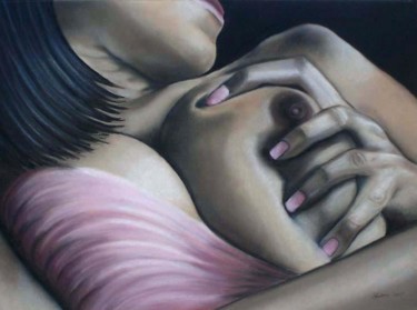 Peinture intitulée ""Plaisir"" par Manuela Hames, Œuvre d'art originale