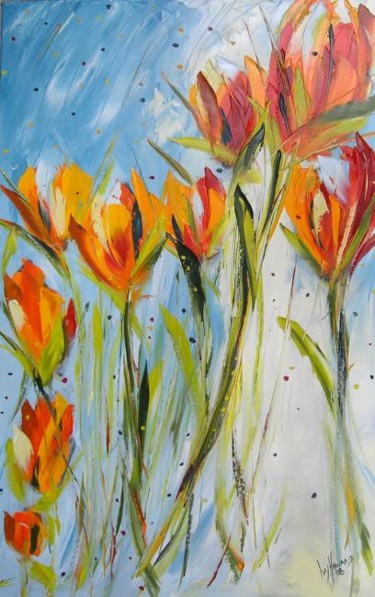 Painting titled "Larger Than Life" by Ivy Howard, Original Artwork