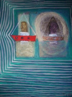 Pittura intitolato "Brouillarta" da Pampouille, Opera d'arte originale, Altro
