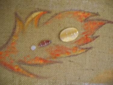 Peinture intitulée "nativité détail" par Nanou, Œuvre d'art originale