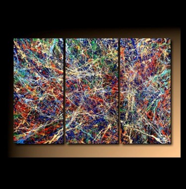 「Abstraction T10」というタイトルの絵画 Tehosによって, オリジナルのアートワーク, オイル
