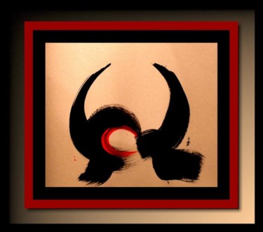 「Abstraction sk02」というタイトルの絵画 Tehosによって, オリジナルのアートワーク, オイル