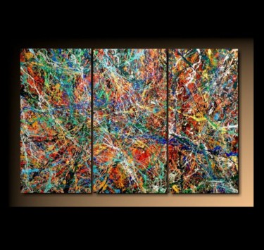 「Abstraction T11」というタイトルの絵画 Tehosによって, オリジナルのアートワーク, オイル