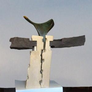 Escultura intitulada ""élan "" por Jean Pellencin, Obras de arte originais