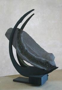 Sculpture titled "Lettrine 9 " béante…" by Jean Pellencin, Original Artwork