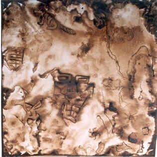Peinture intitulée "SOLO PETROLEO" par Franco Momo, Œuvre d'art originale, Huile