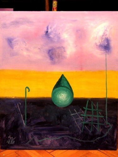 Collagen mit dem Titel "Spectral" von Zoran Komatinović, Original-Kunstwerk