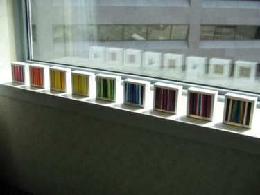 绘画 标题为“Mini Neons” 由Richard Mangold, 原创艺术品, 油