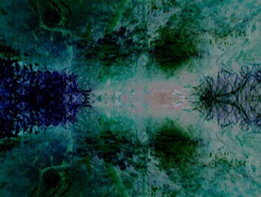 Digital Arts titled "Aqua Alien angel" by Millenia Foxtrot (Shadow Zero), Original Artwork