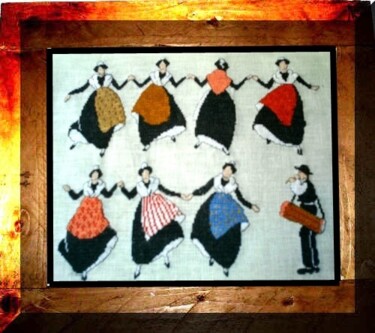 Artisanat intitulée "Arlésiennes" par Martine Borsa, Œuvre d'art originale