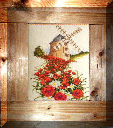 Artisanat intitulée "Moulin" par Martine Borsa, Œuvre d'art originale