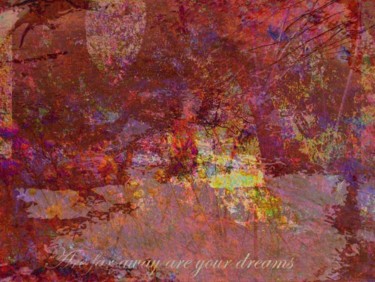 Painting titled "Dream vibrations" by Millenia Foxtrot (Shadow Zero), Original Artwork