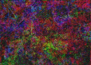 Painting titled "crystal jazz 8" by Millenia Foxtrot (Shadow Zero), Original Artwork
