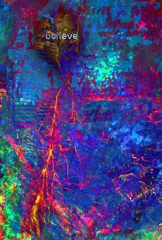 Digital Arts titled "electric city warm…" by Millenia Foxtrot (Shadow Zero), Original Artwork