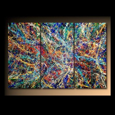 「Abstraction T12」というタイトルの絵画 Tehosによって, オリジナルのアートワーク, オイル