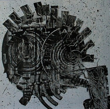 Peinture intitulée "sa majesté des mouc…" par Yves Cairoli, Œuvre d'art originale