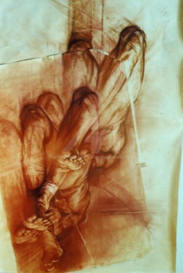 Dessin intitulée "Etude" par Claude Duvauchelle, Œuvre d'art originale, Autre