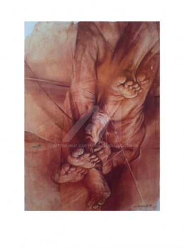 Dessin intitulée "Méli-mélo" par Claude Duvauchelle, Œuvre d'art originale, Autre