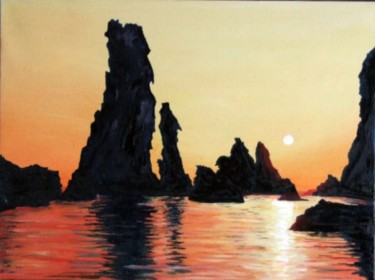 Painting titled "Belle -isle -en -me…" by Jean Parraud, Original Artwork