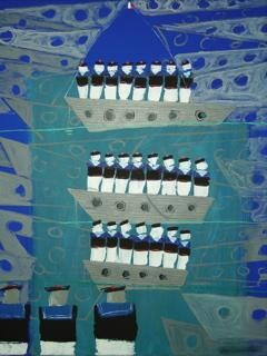 Painting titled "Trop tard.." by Pampouille, Original Artwork, Other