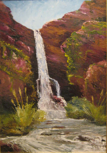 Pintura titulada "Cascada" por Ugo Paccioretti, Obra de arte original