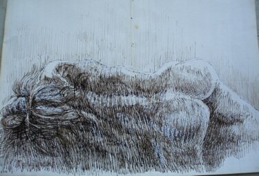 Nançy Dessin intitulée "Nançy" par Michel Moskovtchenko, Œuvre d'art originale, Autre