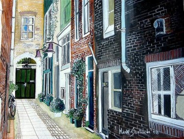 Pittura intitolato "Amsterdam" da Mark Christian Soetebier, Opera d'arte originale