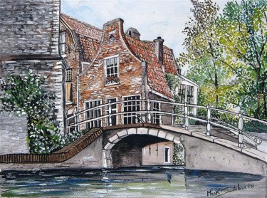 Pittura intitolato "Delft" da Mark Christian Soetebier, Opera d'arte originale