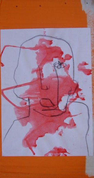 Peinture intitulée "les gueules cassées…" par Marie Chollet, Œuvre d'art originale