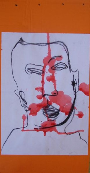 Peinture intitulée "série petites figur…" par Marie Chollet, Œuvre d'art originale