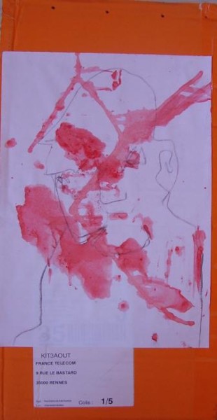 Peinture intitulée "les gueules cassées…" par Marie Chollet, Œuvre d'art originale