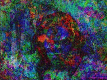 Painting titled "firecrystalfunk.jpg" by Millenia Foxtrot (Shadow Zero), Original Artwork