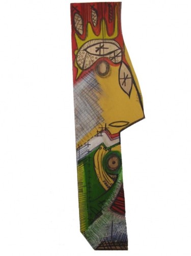 Peinture intitulée "le totem de Marie" par Marie Chollet, Œuvre d'art originale