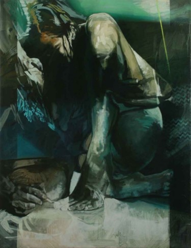 Painting titled "Mis Sombras" by Rafael Espitia Perea, Original Artwork