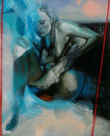 Painting titled "Mis Huellas" by Rafael Espitia Perea, Original Artwork