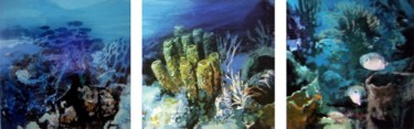 Painting titled "Esponjas" by Rafael Espitia Perea, Original Artwork